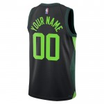 Maillot NBA Boston Celtics Personnalisable Nike 2024-25 City Edition Noir Swingman - Homme